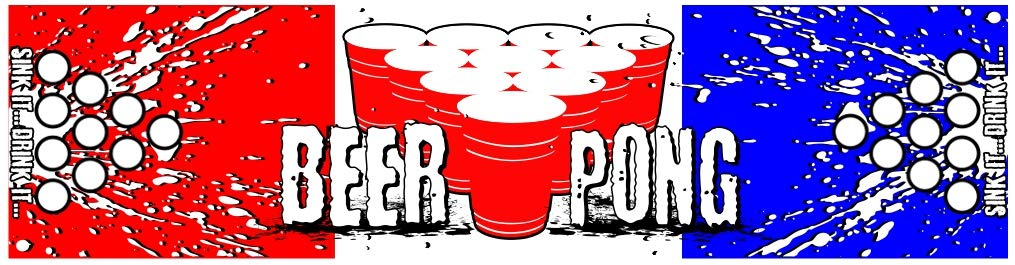 8-Foot Professional Beer Pong Table with Cup Holes & LED Glow Lights - PartyPong Edition | Perfect for Backyard Parties, Tailgates & College Events