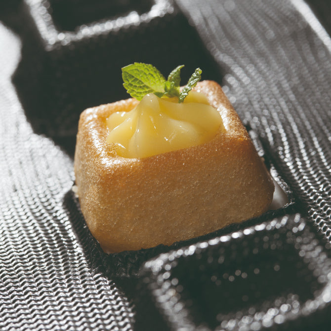 Flexipan Mini Square Savarin Silicone Mold - 60 Cavities Non-Stick Baking Pan for Cakes, Desserts & Pastries - Perfect for Home Bakers & Professional Chefs