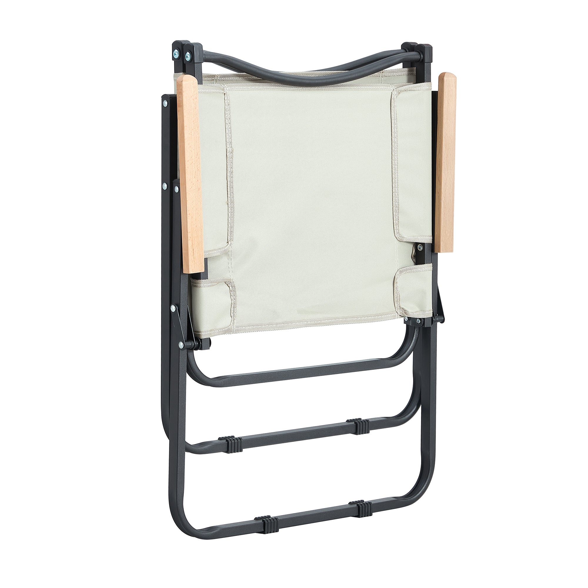 Portable Folding Camping Chair for Outdoor & Indoor Use - Lightweight Beach, Picnic, Backyard, BBQ, Party, Patio Chair in Beige - Perfect for Travel, Hiking, and Relaxation