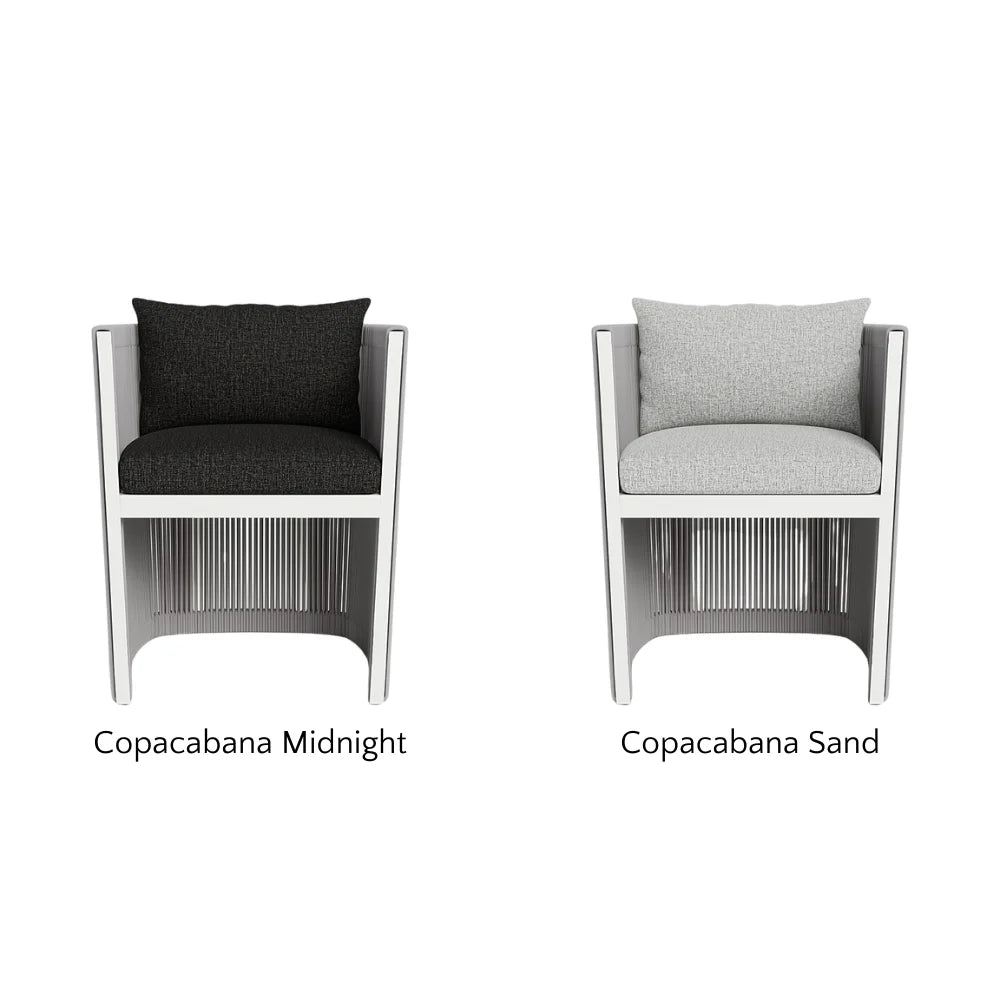 Antigua Outdoor Dining Armchair - Weather-Resistant Patio Chair for Garden, Poolside & Restaurant Use - Comfortable & Durable All-Weather Furniture