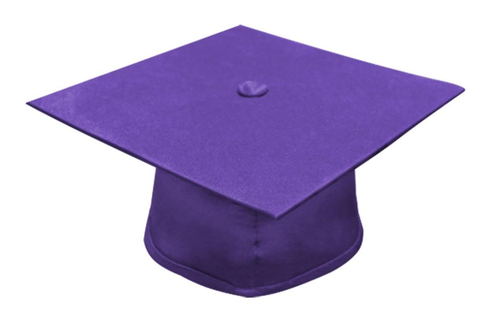 Matte Purple Graduation Cap for Bachelor's Degree - College & University Commencement Ceremony | Perfect for Graduation Photos, Parties & Academic Celebrations