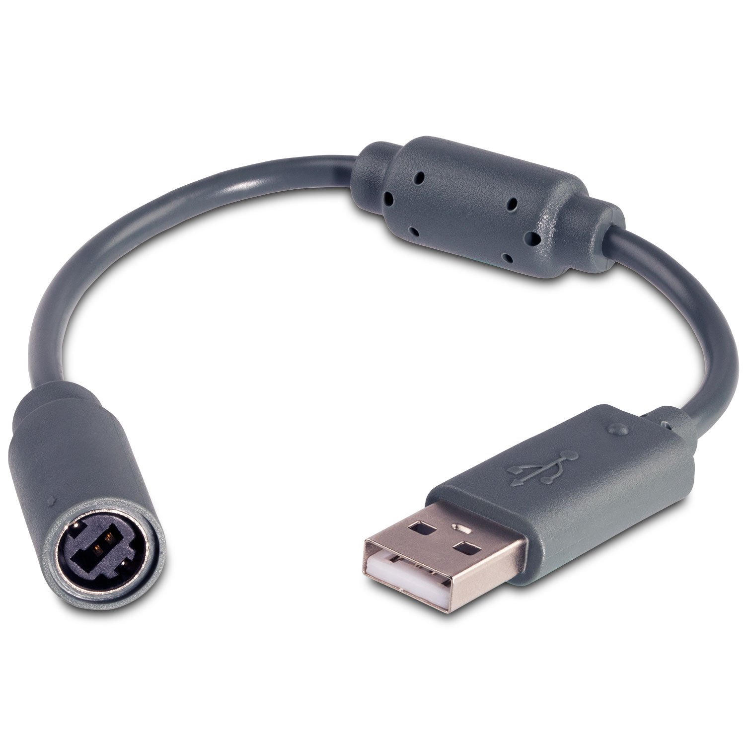 Xbox 360 Wired Controller USB Cable - Gray for Gaming Accessories