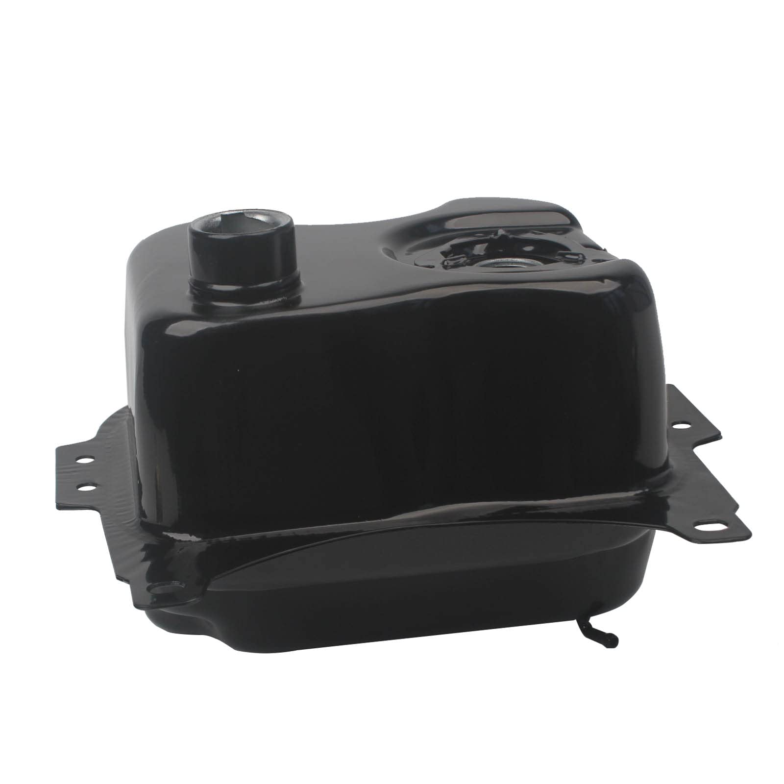 Iron Motorcycle Scooter Gas Fuel Tank for GY6 Scooter R9 R5 Jonway 125cc 150cc - Black - Durable Replacement Part for Commuting & Urban Riding