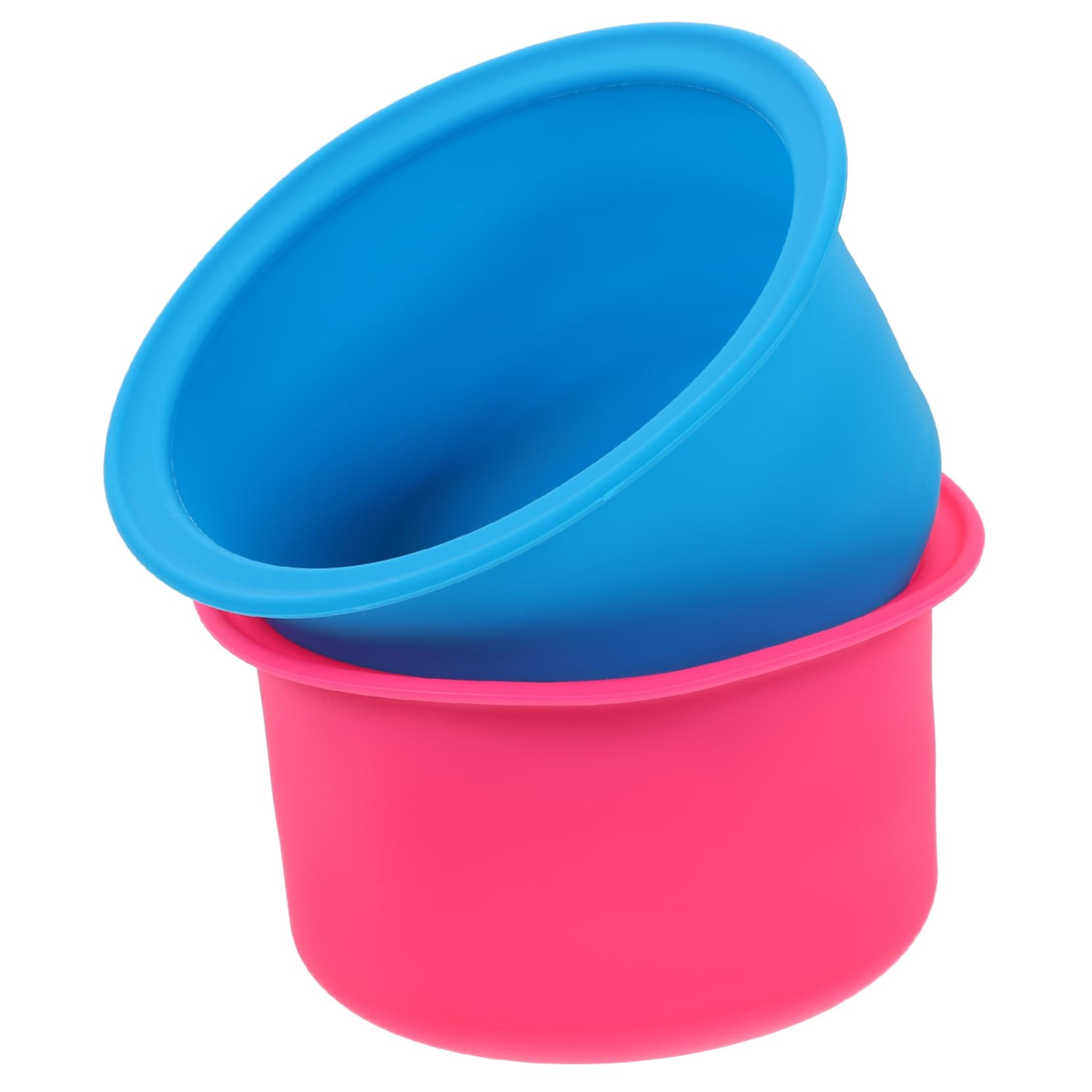 2Pcs Silicone Wax Melting Pot Replacement Bowls - Heat-Resistant Inner Liner for Wax Warmer Machine, Wax Heater & Facial Waxing - Perfect for DIY Hair Removal, Spa Treatments & Beauty Salons
