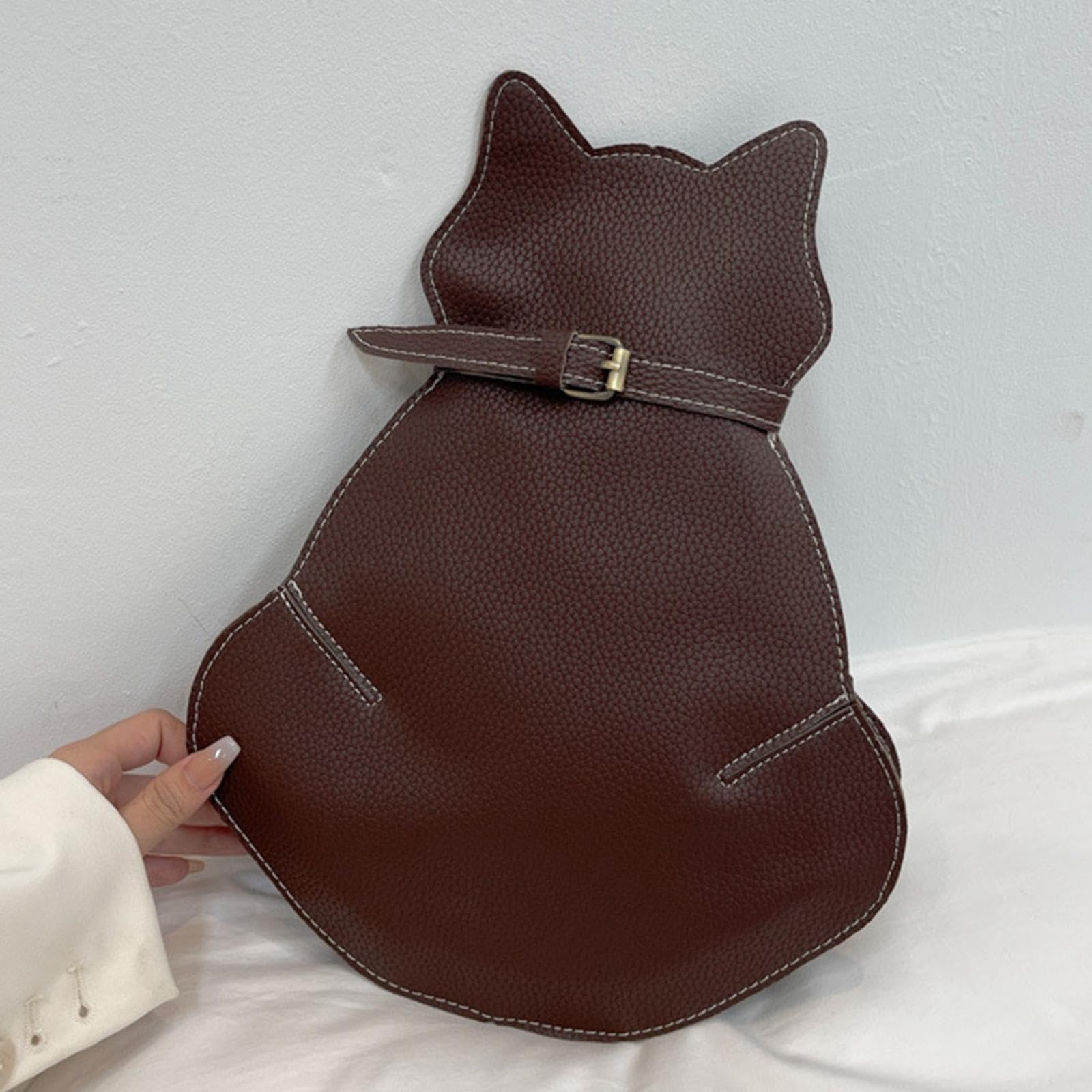 Fashion My Day® Cute Cat-Shaped Sling Bag - Crossbody Backpack for Women, Gym, Travel & Coffee Outings | Waist Pack & Rucksack | Perfect for Workouts, Shopping & Daily Use