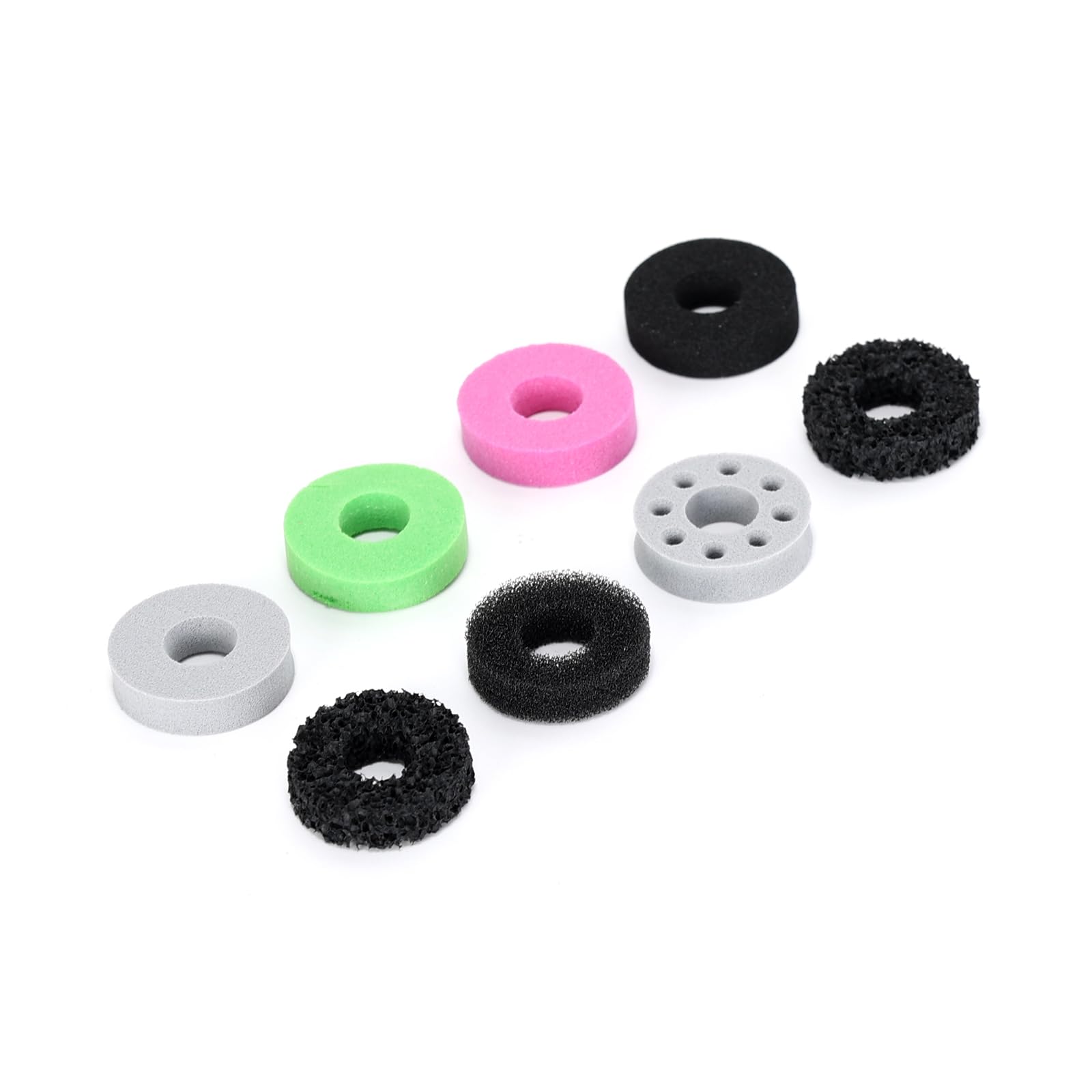 Ruimou 48-Pack Precision Control Rings for Gaming Controllers - Compatible with PS4/PS5, Xbox Series X/S, Switch Pro - 8 Adjustable Resistance Levels for Targeted Movement Control - Perfect for FPS, Sports & Fighting Games
