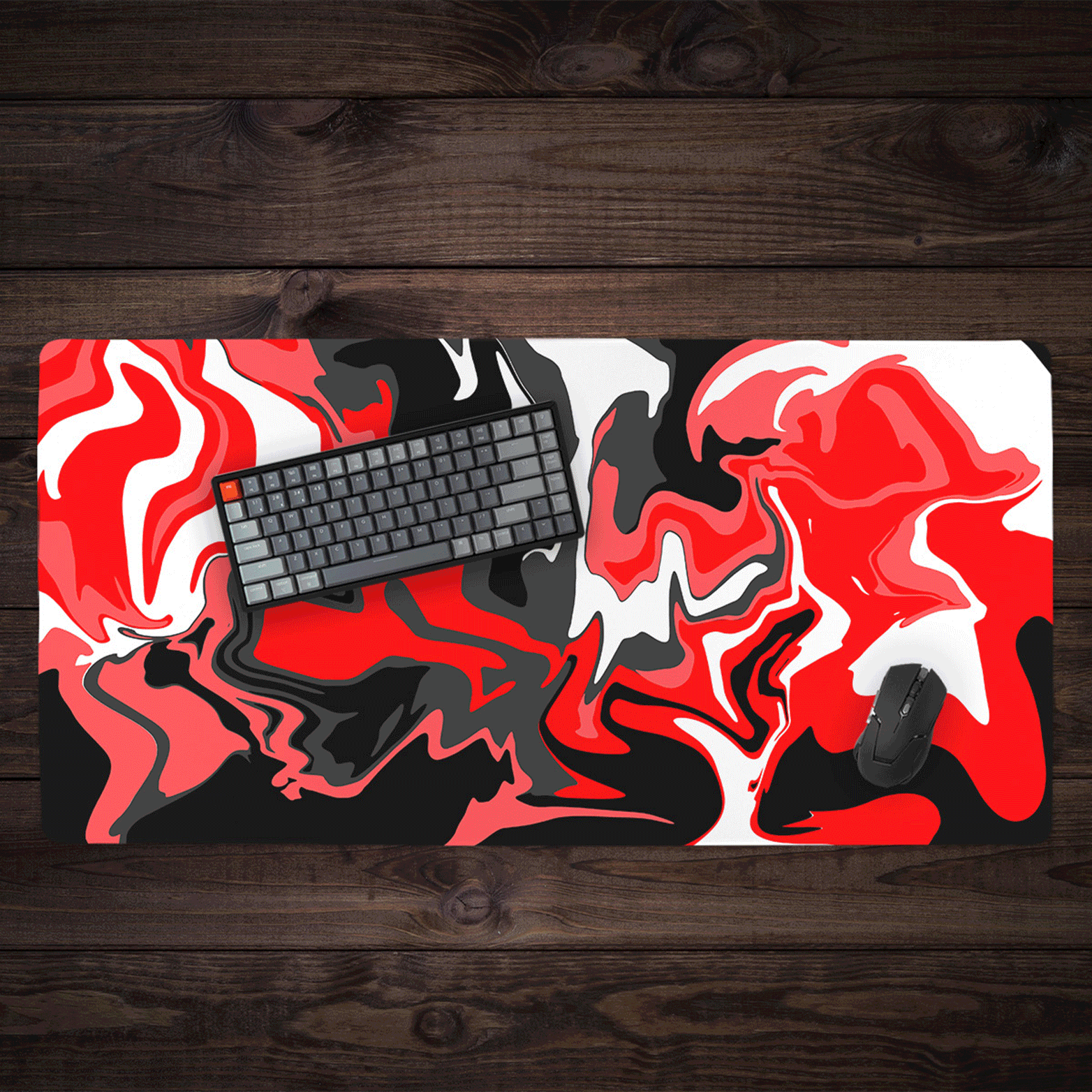 After The Rain Extended Gaming Mouse Pad - Waterproof & Non-Slip Surface for PC, Laptop, Office & Home Use - Perfect for Gamers, Work & Study