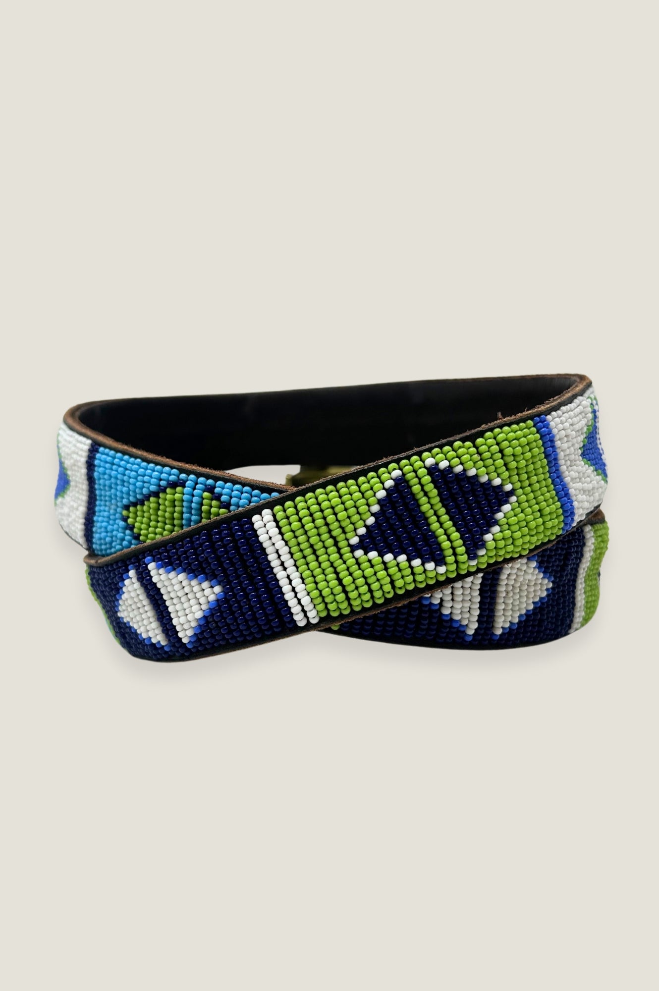 Kilifi Belt for Men & Women - Adjustable Waist Belt in Blue & Green | Perfect for Casual Wear, Outdoor Activities & Travel Accessories