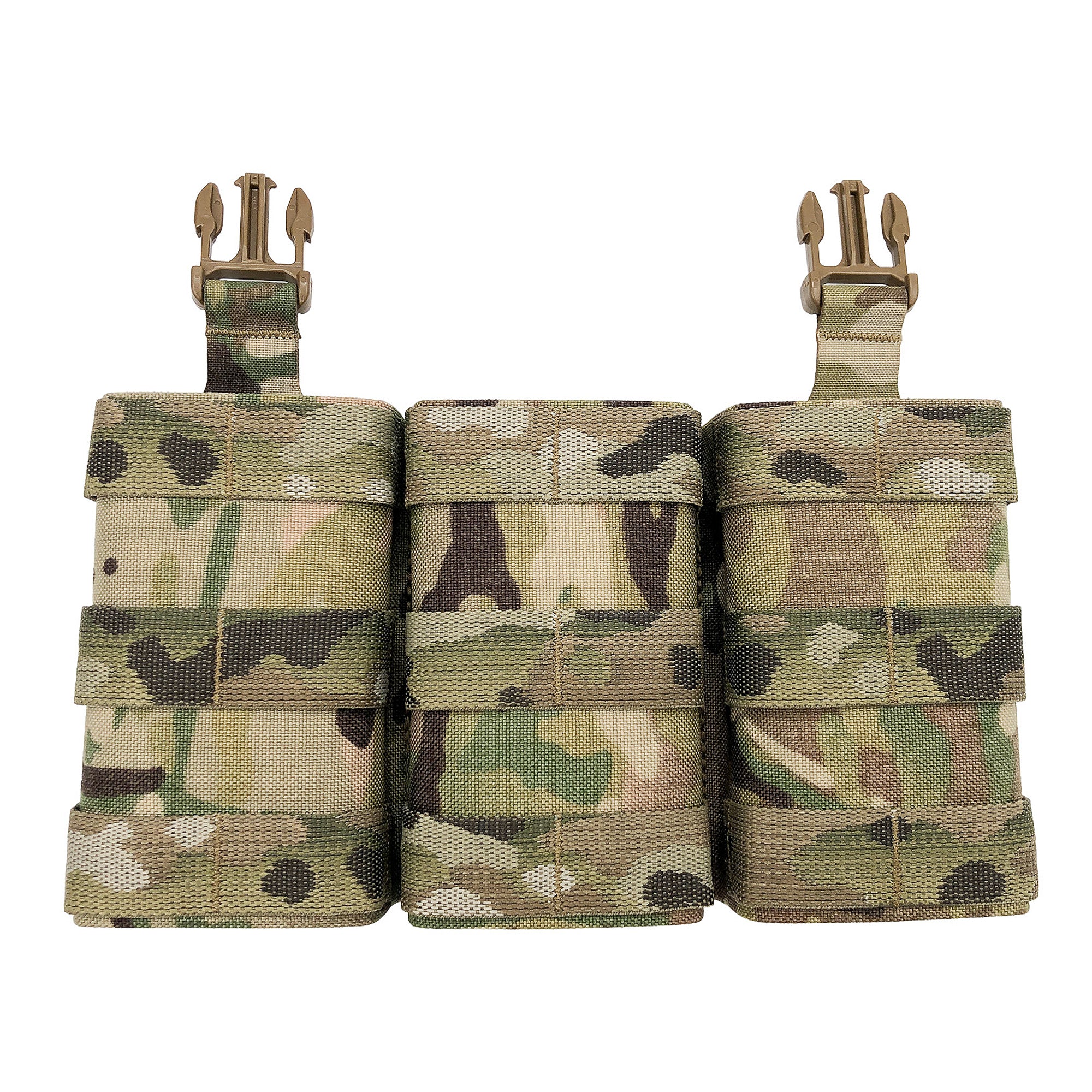 Esstac 7.62 AK Triple Daeodon Front Panel with Front Webbing - Tactical Molle Panel for AK Magazines | Perfect for Range Training, Hunting & Military Use