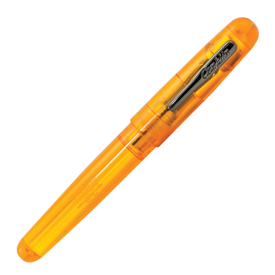 Conklin All American Demonstrator Fountain Pen - Special Eyedropper Edition in Vibrant Orange | Premium Writing Instrument for Calligraphy, Journaling & Gift Giving