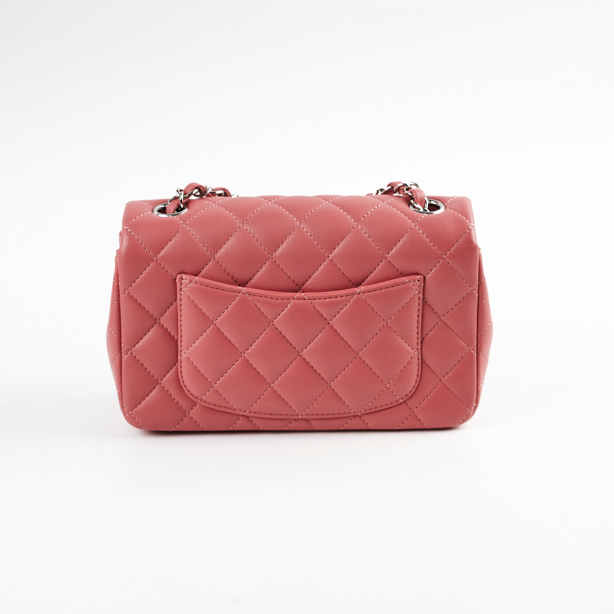 Chanel Mini Rectangular Flap Bag in Pink - Luxury Quilted Leather Crossbody Bag for Women | Perfect for Date Night, Parties & Special Occasions
