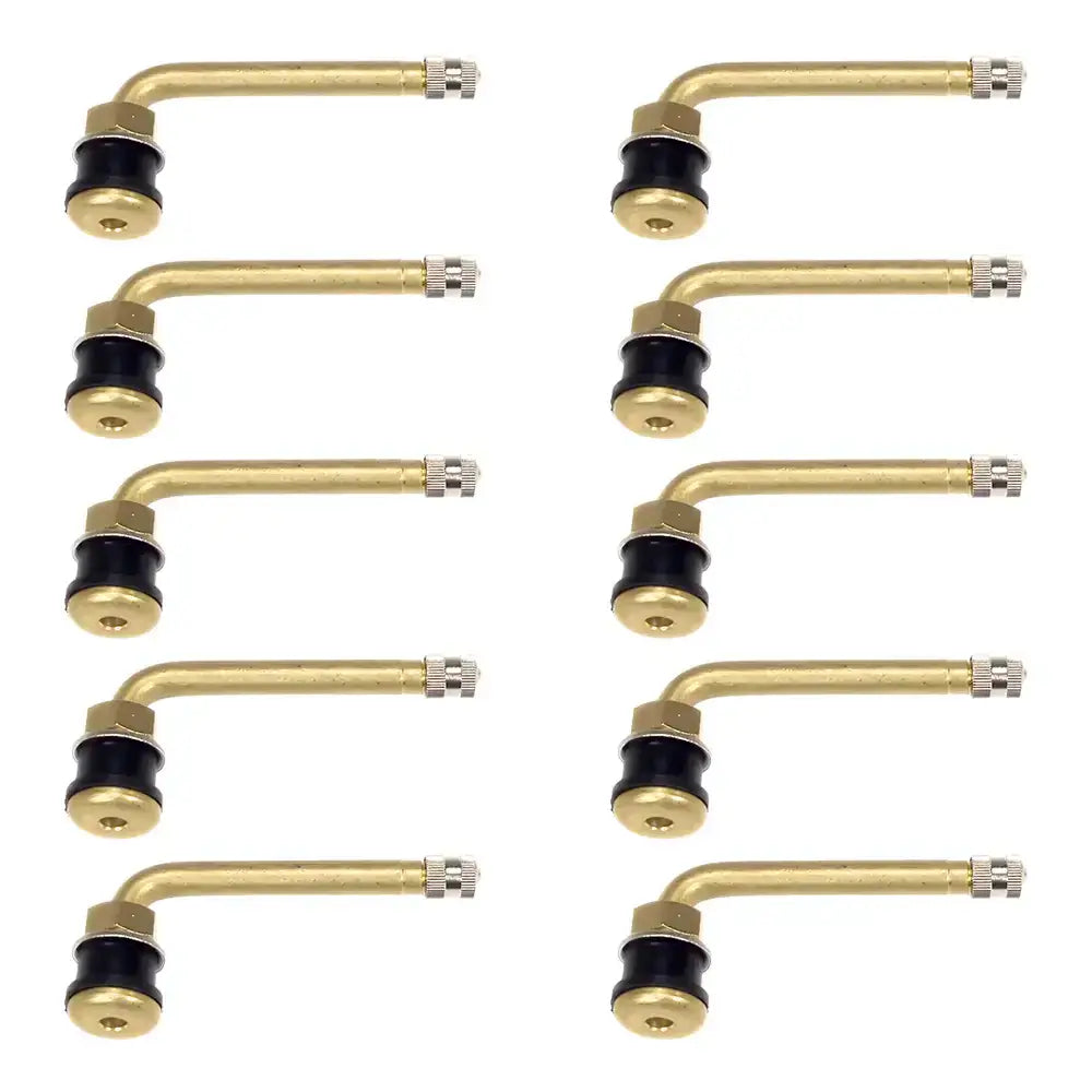 AA Pre Bent TR 572 Clamp-In Tubeless Truck Valve Stem - Heavy Duty Metal Valve for Commercial Trucks & Trailers - Perfect for Off-Roading, Fleet Maintenance & Long Haul Transportation