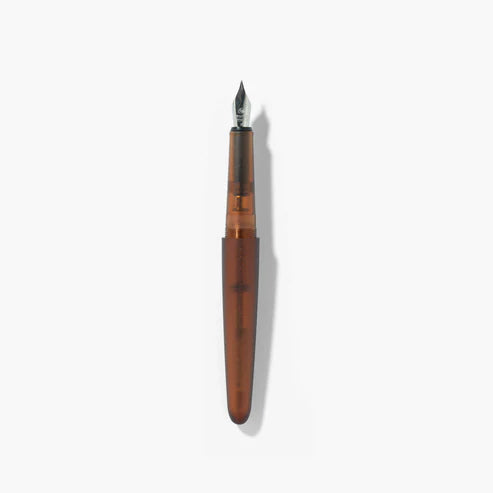 Kakimori Frost Fountain Pen - Amber M Fine Nib Calligraphy Pen for Writing, Journaling & Note Taking - Premium Handcrafted Pen for Professionals & Enthusiasts
