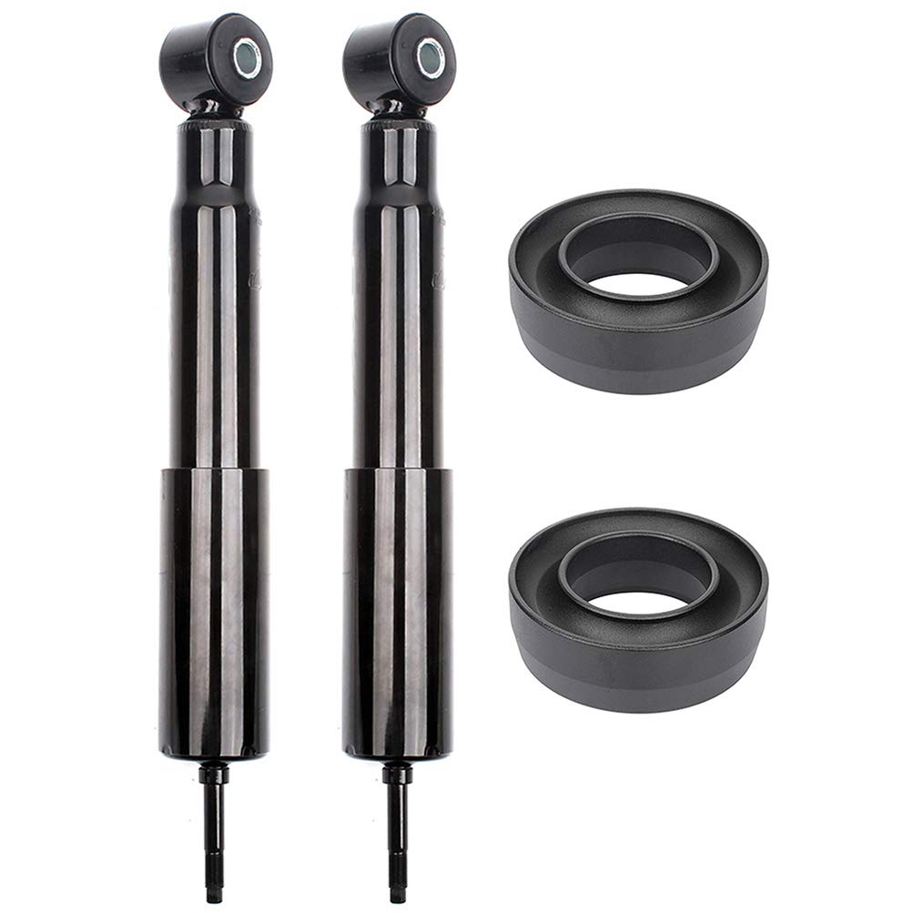 SCITOO 2 Inch Front Strut Shock Absorber Leveling Lift Kit for Dodge Ram 1500 1994-2001 & Ram 2500 1994-2002 | Heavy Duty Suspension Lift Block Kit for Off-Roading & Truck Leveling
