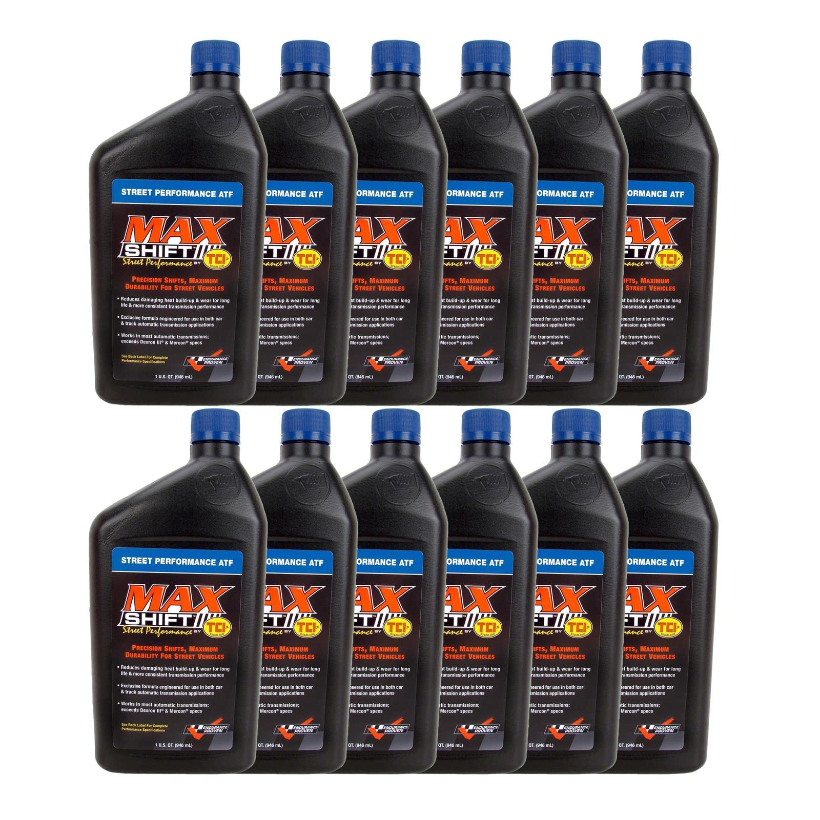MAXSHIFT STREET AT 12 Quart (12 QTS) Bulk Case - High-Quality Automotive Oil for Smooth Engine Performance - Perfect for Car Maintenance, Motorcycle Care & Fleet Services