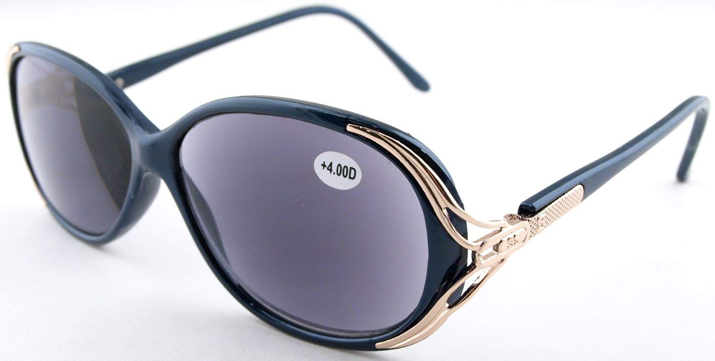 RS6060 Round Fashion SUN Reading Glasses for Women - UV Protection for Outdoor Activities