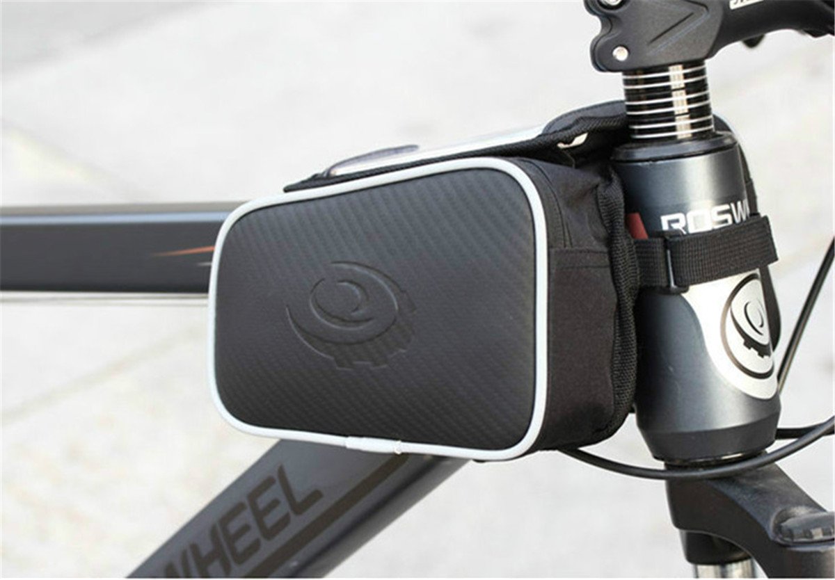 Premium Bike Phone Holder - Waterproof Cycling Phone Pouch with Secure Mount for iPhone & Android - Perfect for Road Bikes, Mountain Biking & Commuting