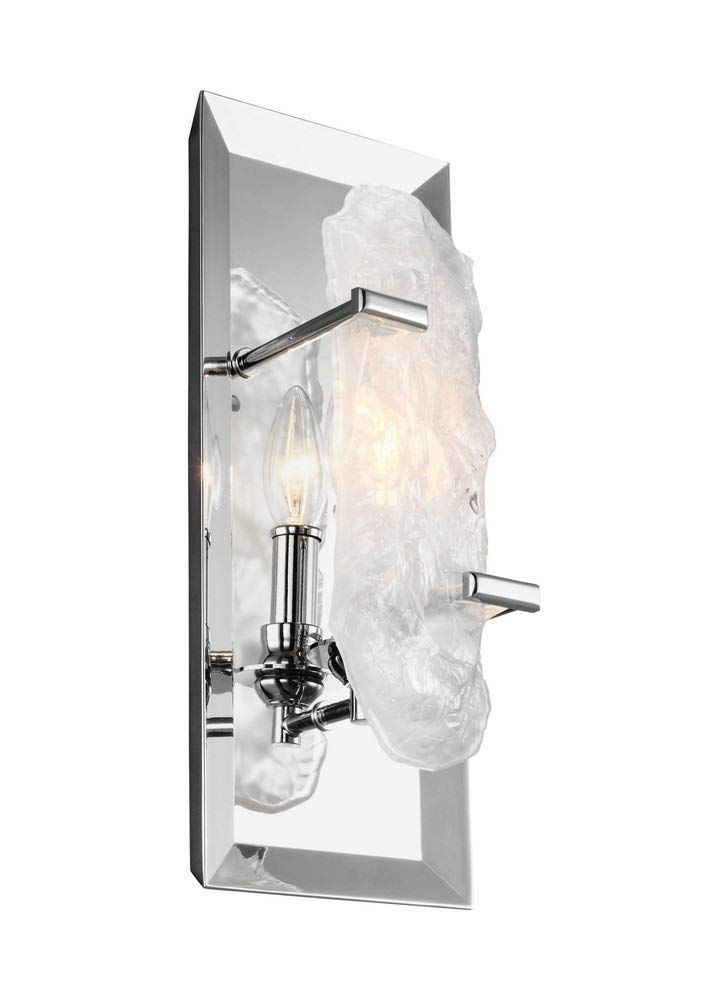 Feiss WB1845CH Katerina Crystal Wall Sconce - Chrome Finish, 1-Light Candle Holder (6