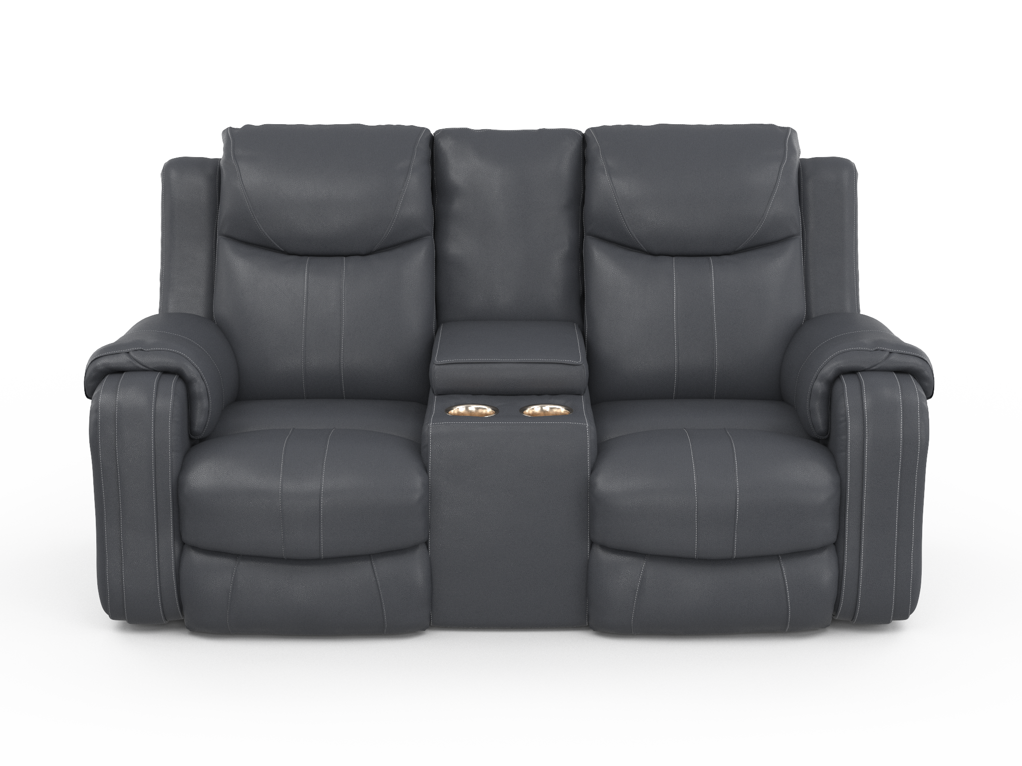 Marvel Console Loveseat with Power Headrest - Reclining Sofa with USB Charging for Living Room, Home Theater & Gaming Room - Comfortable Modern Sectional Couch for Relaxation & Entertainment