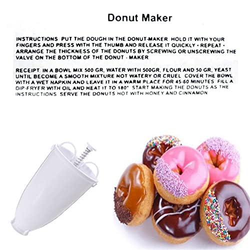 Non-Stick Plastic Donut Maker Waffle Molds - DIY Baking Tool for Homemade Donuts, Cakes & Cookies | Perfect for Birthday Parties, Kids Baking Activities & Holiday Treats