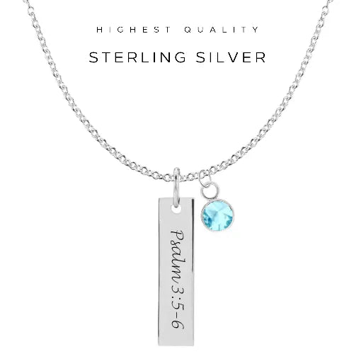 Personalized Engraved Vertical Bar Necklace - Custom Name Pendant Jewelry for Women - Perfect for Anniversaries, Birthdays & Gifts
