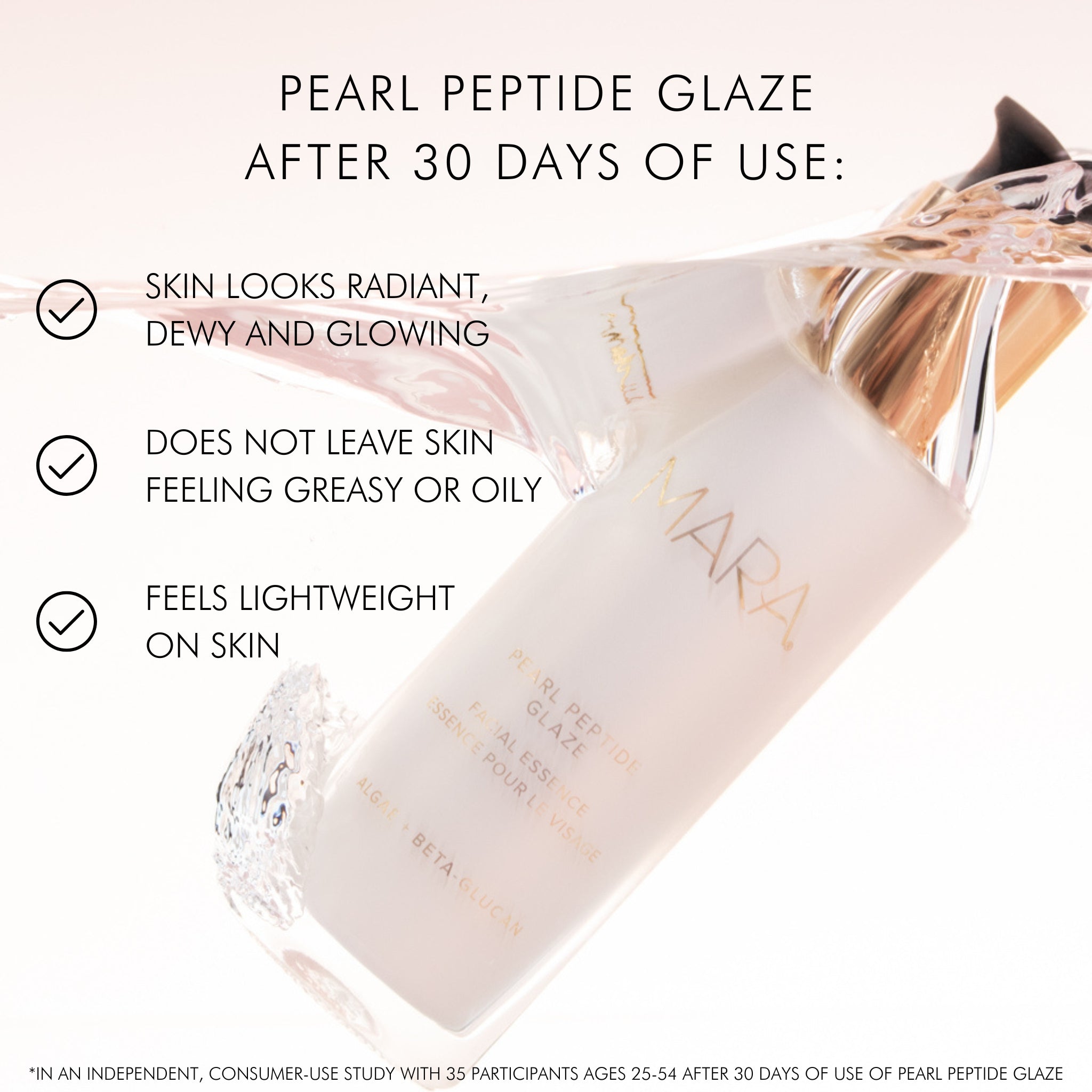 Pearl Peptide Glaze Facial Essence - Hydrating & Brightening Skin Care for Glowing Complexion | Perfect for Daily Skincare Routine & Nighttime Hydration