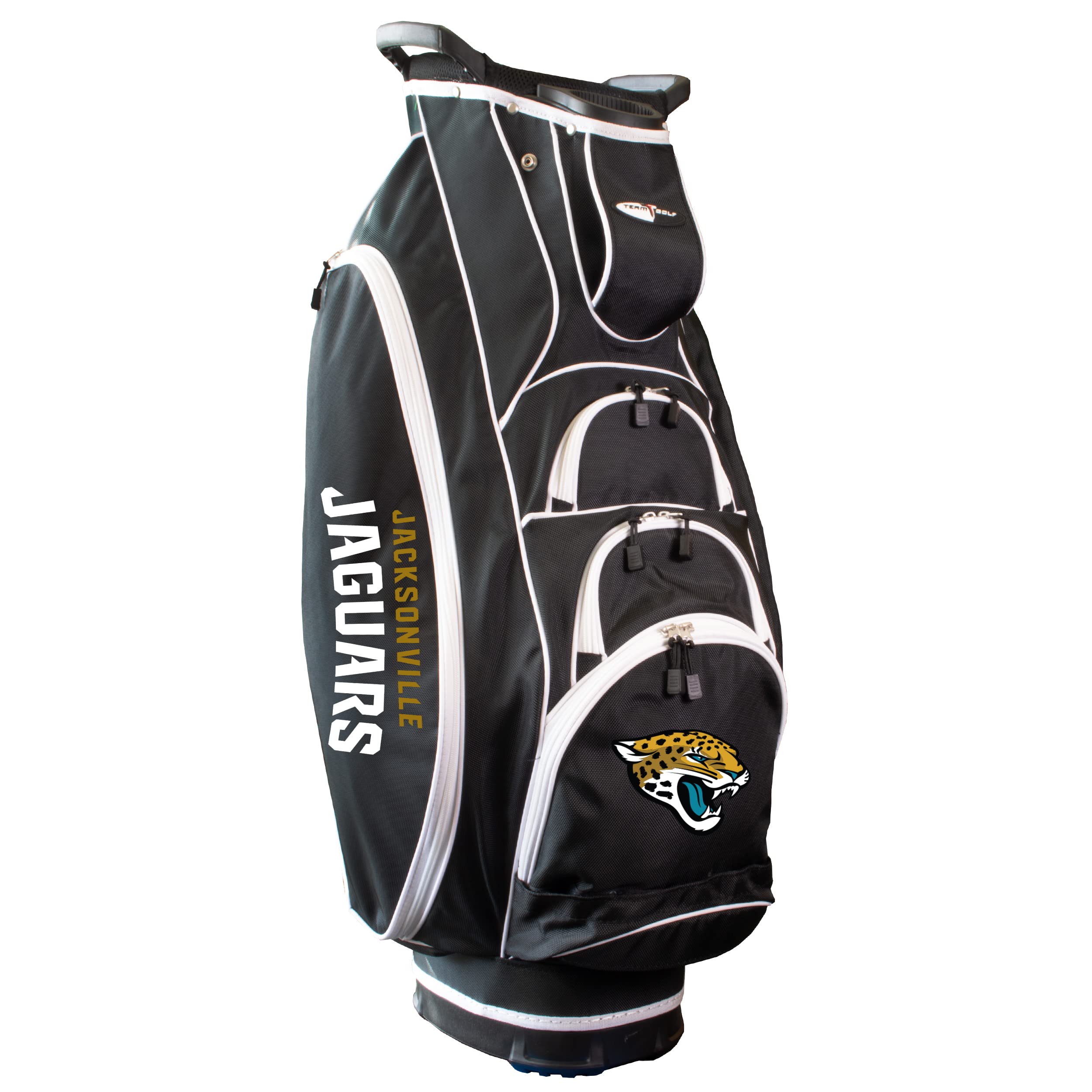 Team Golf NFL Lightweight Golf Bag - 10-Way Club Divider with Spring Action Stand, Insulated Cooler Pocket, Velcro Glove & Umbrella Holder - Perfect for NFL Fans & Golf Tournaments