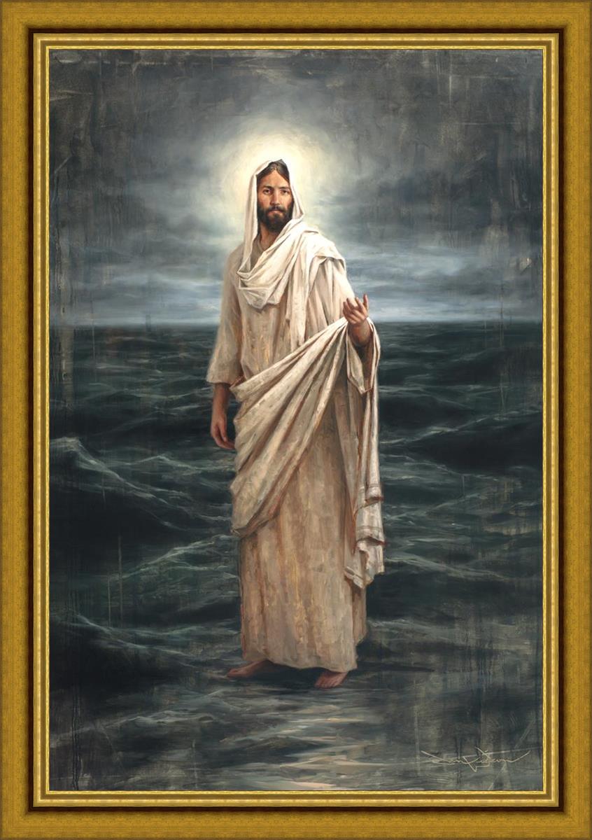 Come Be Not Afraid Large Wall Art - Inspirational Christian Home Decor for Living Room, Bedroom & Office - Perfect Gift for Faith-Based Interiors