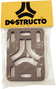 1/8 Inch Skateboard Risers Set of 2 - Shock Absorbing Pads for Longboard & Cruiser Boards - Reduce Vibration & Protect Your Deck - Perfect for Street Skating & Commuting