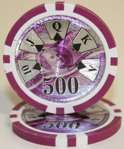 Premium 14g Ben Franklin Laser Clay Poker Chips - 1000 Bulk Casino Chips for Poker Nights, Home Games & Casino-Themed Parties - Durable & Professional Quality