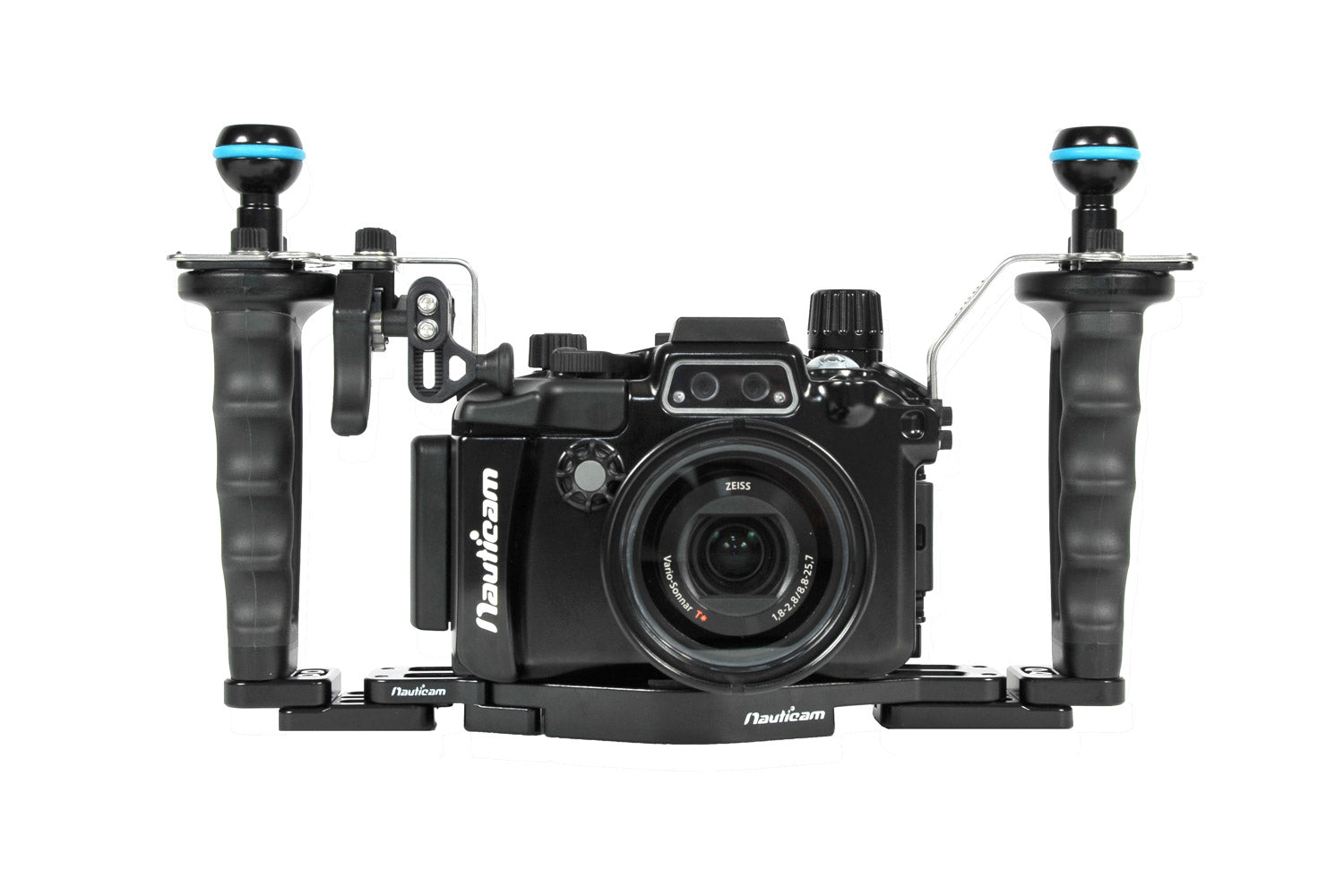 Sony RX100V Pro Underwater Housing Kit with Flexitray, Right Handle, Ball Mounts & Shutter Release - Perfect for Scuba Diving, Snorkeling and Underwater Photography