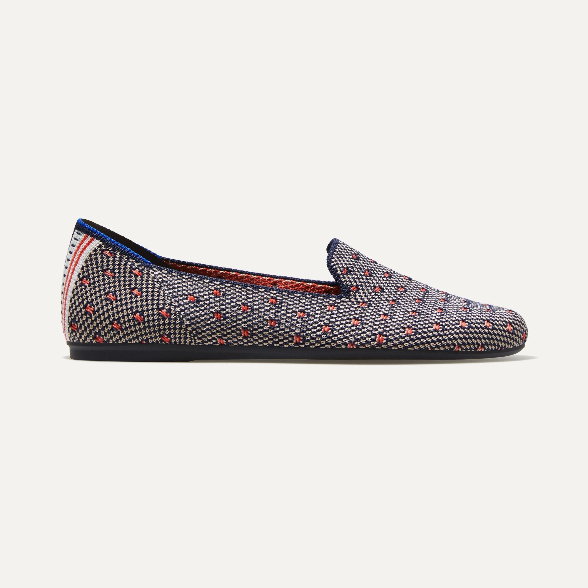 Women's Coral Dot Loafers - Comfortable Slip-On Shoes for Casual Wear, Office & Travel | Stylish & Lightweight Walking Shoes