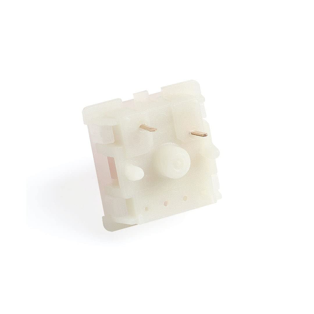 Gateron Milky Yellow Linear Mechanical Keyboard Switches (100-Pack) - Smooth & Quiet for Gaming & Typing | Perfect for DIY Custom Keyboards & Office Use