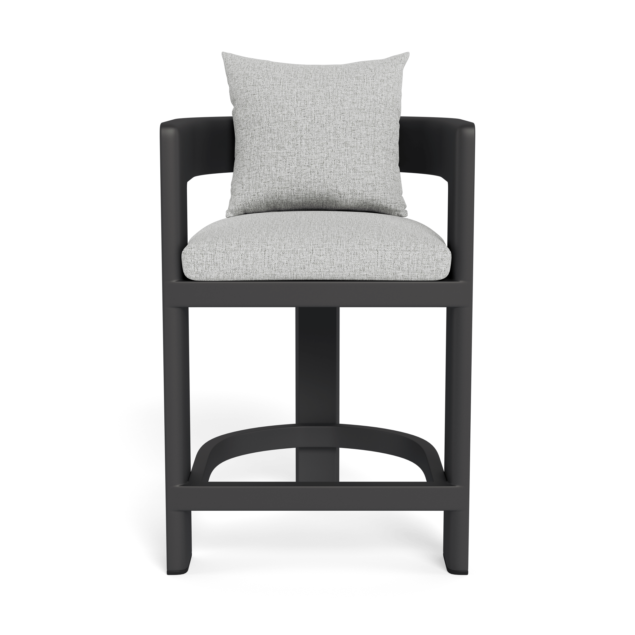 Victoria Aluminum Counter Stool - Modern Bar Stools for Kitchen Island, Breakfast Nook & Home Bar - Adjustable Height & Comfortable Seat - Perfect for Dining, Entertaining & Small Spaces
