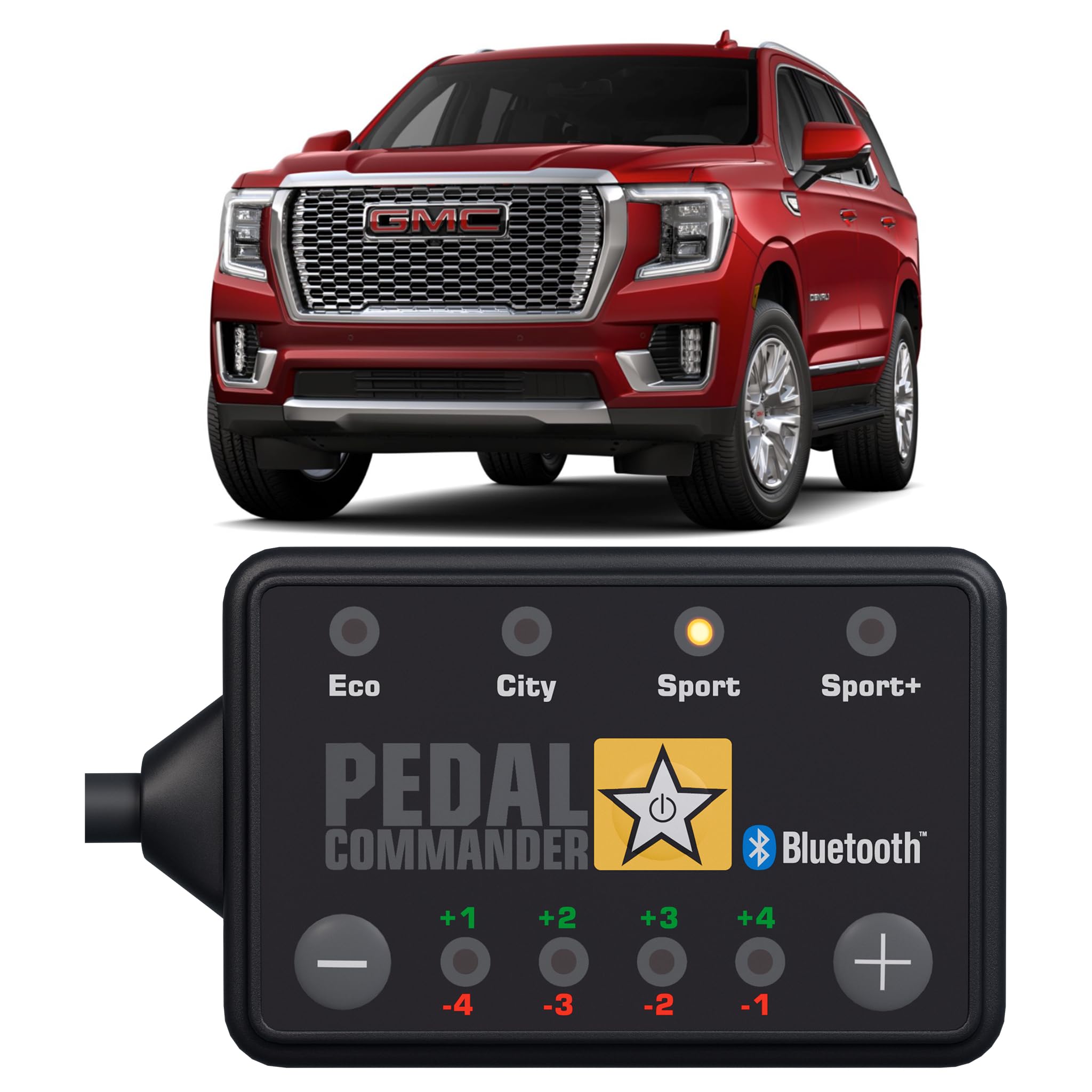 **PEDAL COMMANDER Throttle Response Controller for GMC Yukon (2007-2020) - Compatible with 3rd & 4th Gen Base, SLT, SLE, Denali Models - Improve Acceleration & Driving Performance**    *(Perfect for Off-Roading, Towing, and Enhanced Daily Driving Experience)*