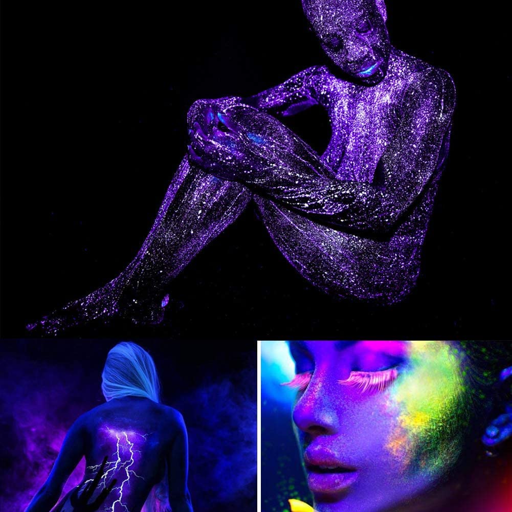 KOOT 72W UV Black Lights with 36 LED Strobe & DMX Remote Control - Glow in The Dark Party Lighting for DJ, Wedding, Church, Bar & Club Events | Stage Light for Halloween, Rave & Neon Dance Parties