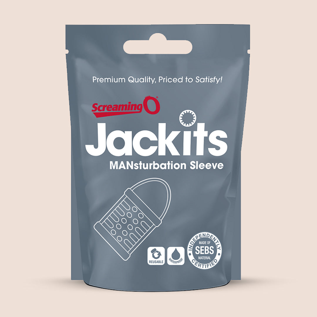 Screaming O Jackits™ Ultra Soft Male Masturbation Sleeve - Realistic Feel for Solo Pleasure & Discreet Use at Home or Travel