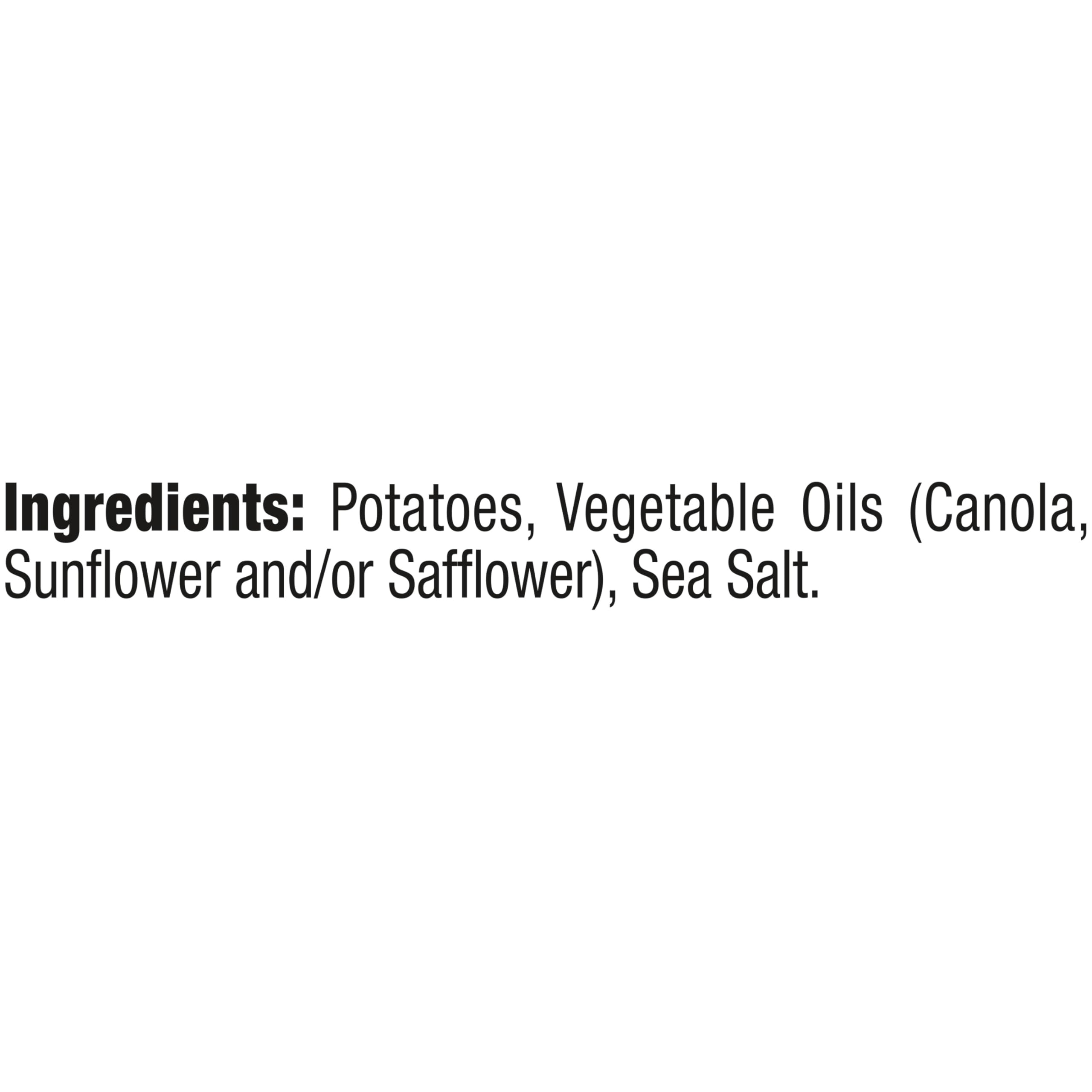 Kettle Brand Sea Salt Kettle Cooked Potato Chips - 7.5 Oz Bag - Crunchy Snack for Parties, Picnics & Lunchboxes - Gluten Free & Non-GMO