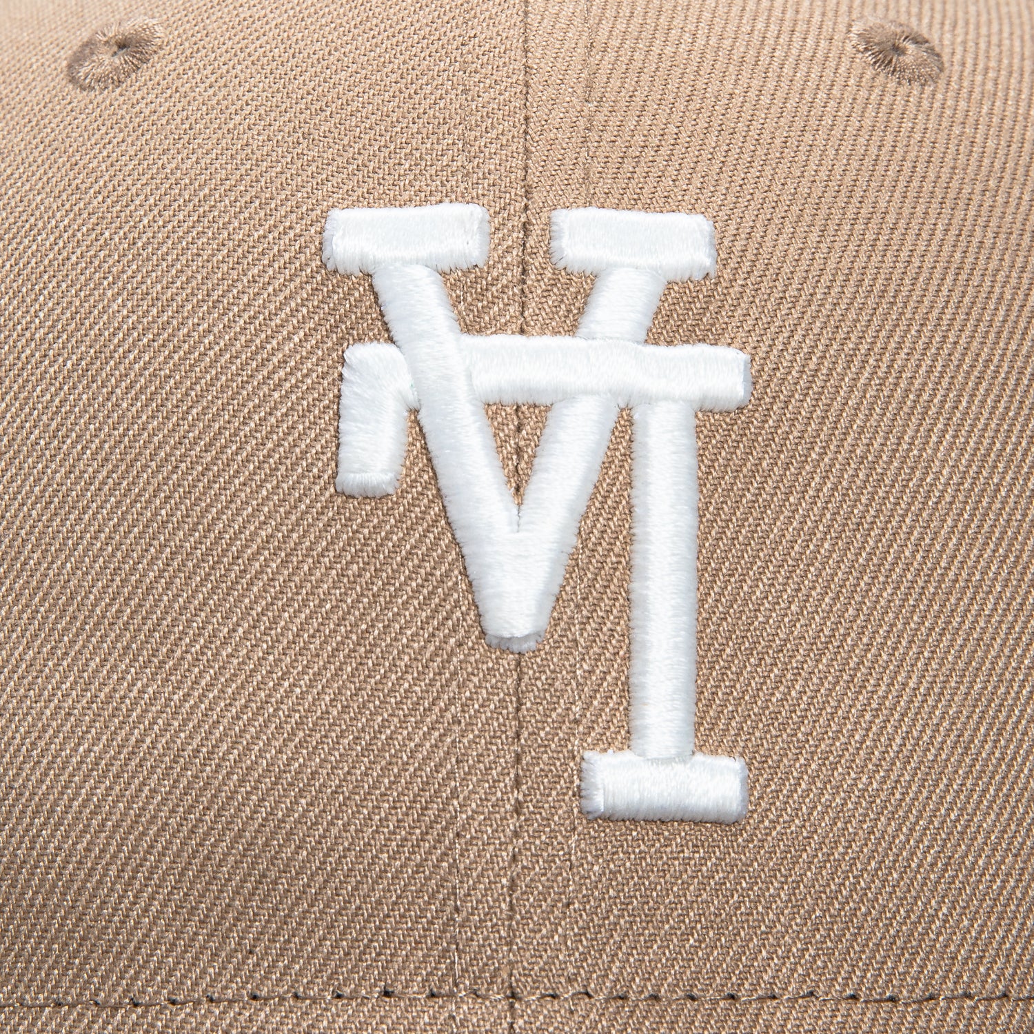 New Era 59Fifty Los Angeles Dodgers 40th Anniversary Snapback Hat with Upside Down Stadium Patch - Khaki & Brown - Perfect for Baseball Games, Sports Events and Streetwear Fashion