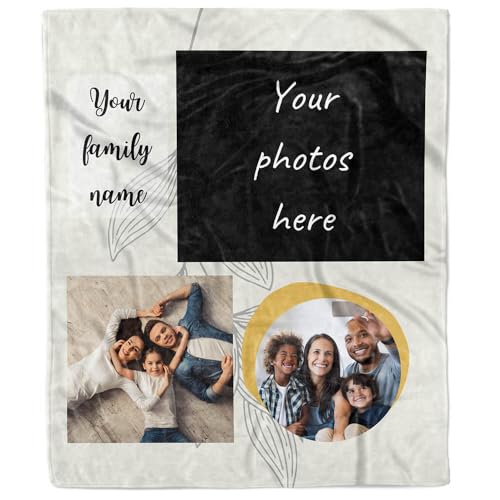 Name Family Pictures 3 Blanket