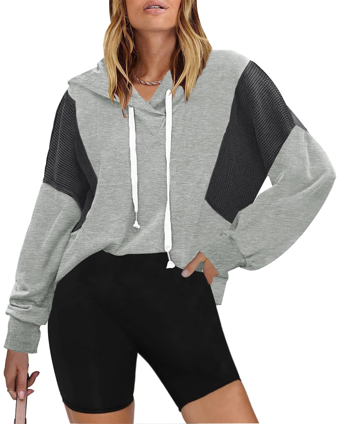 SAUKOLE Women's 2023 Fashion Fall Oversized Sweatshirt - Long Sleeve Y2K Hoodie & Sweater Top for Teen Girls | Casual Streetwear, College Outfits, Loungewear