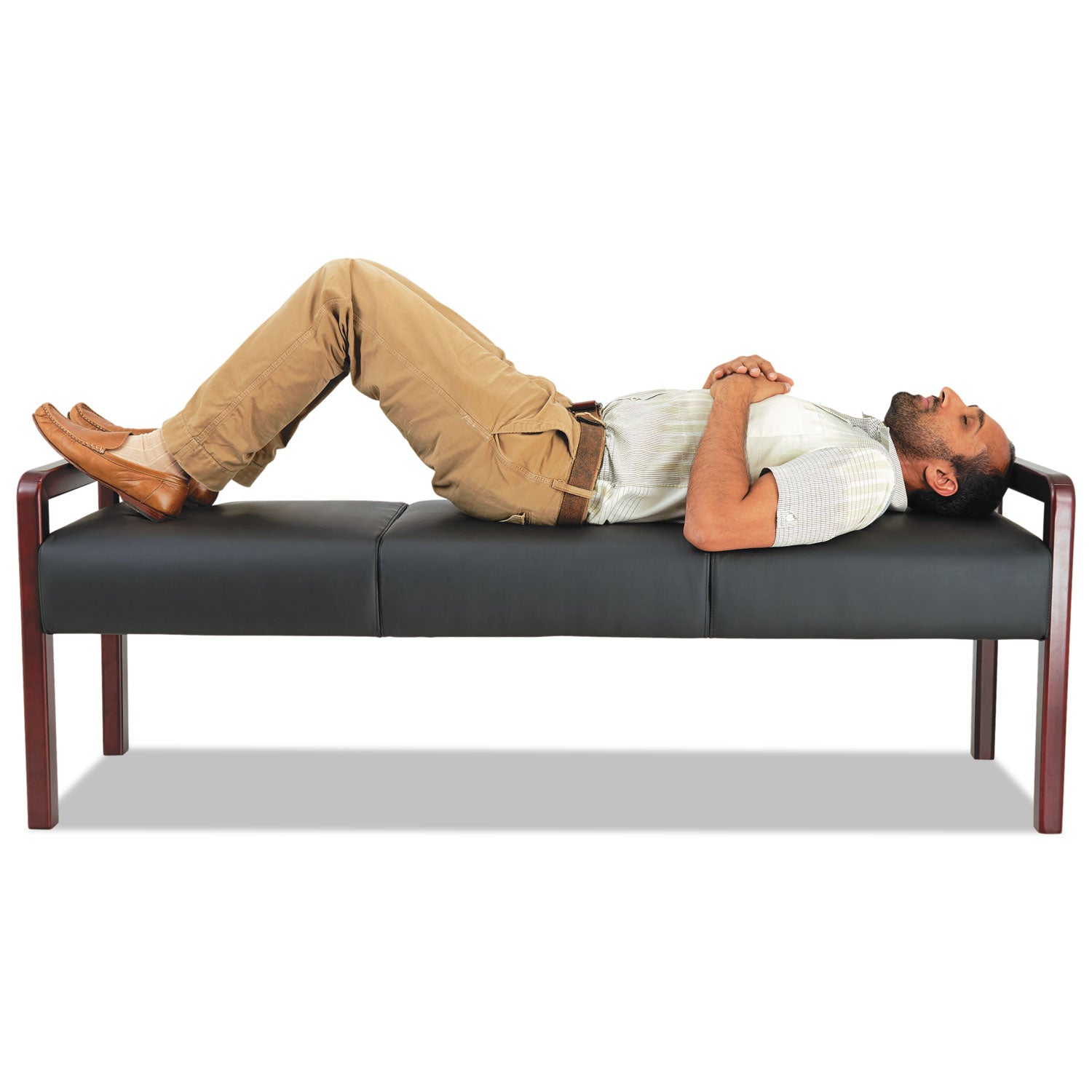 Alera WL Series 3-Seat Reception Lounge Bench - 65.75