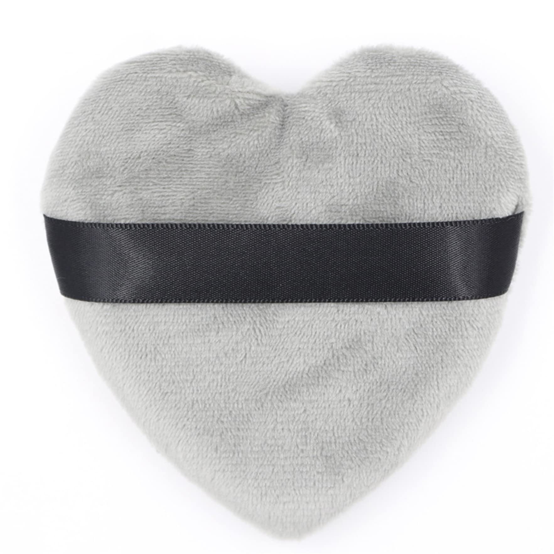 5PCS Heart-Shaped Makeup Blendiful Puffs with Strap - Soft Cotton Powder Puff & Beauty Sponge Blender for Flawless Foundation Application | Perfect for Travel, Daily Makeup & Professional Makeup Artists