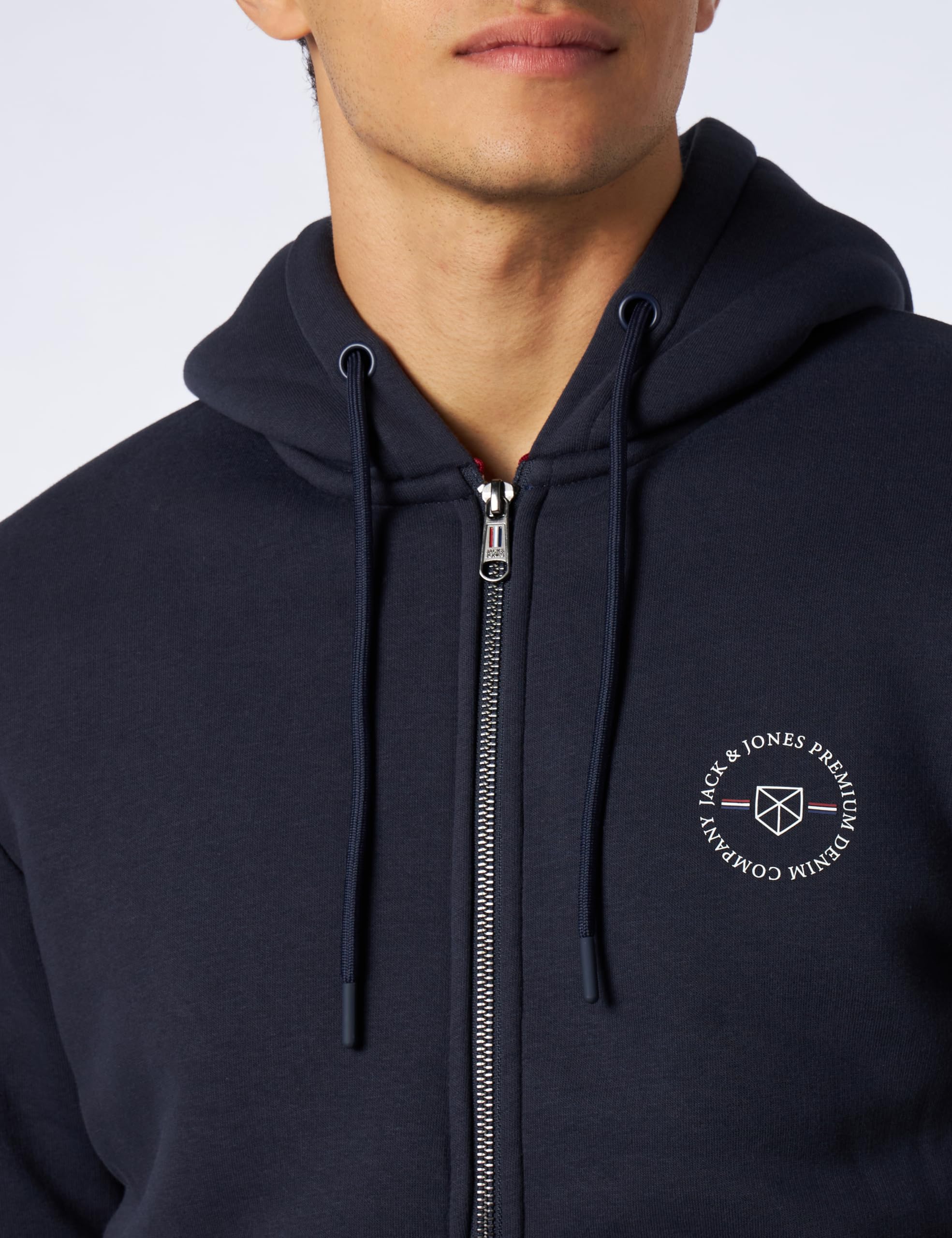 JACK & JONES Men's JPRBLUSHIELD Teddy Fleece Zip-Up Hoodie Sweatshirt - Cozy Winter Jacket for Casual Outfits & Outdoor Activities