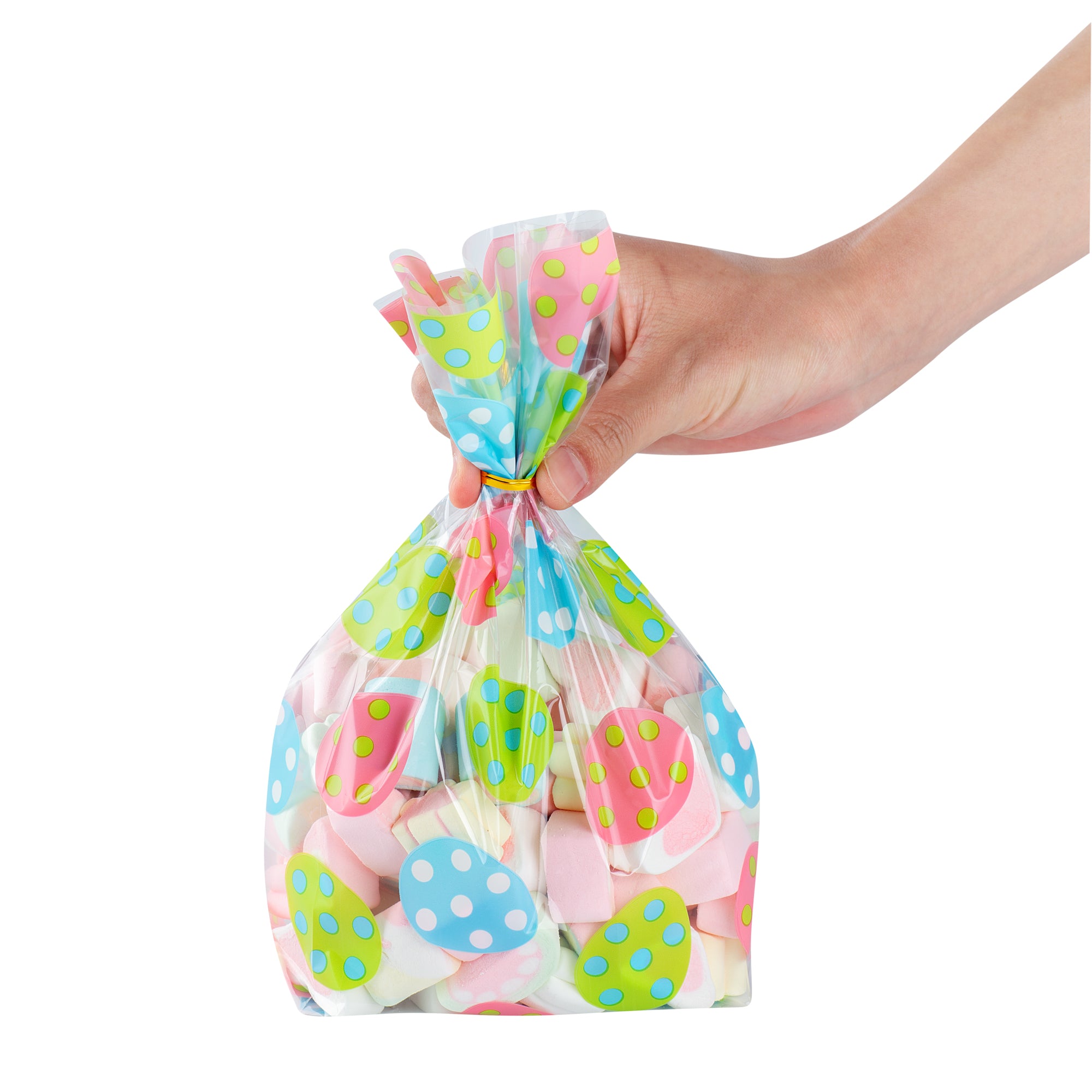 Plastic Candy Bags for Easter Eggs - 5 x 3 x 11 Inch Gusseted Treat Bags (4000 Count Bulk Box) - Perfect for Easter Candy, Party Favors & Holiday Treat Packaging