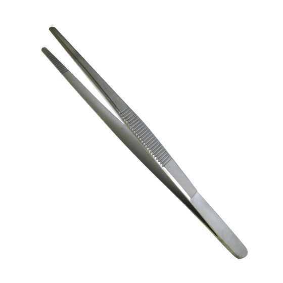 Premium Stainless Steel Blunt Tip Forceps 13cm - Surgical Grade Tweezers for Medical, Lab, and Crafting Use