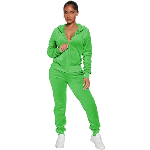 Hoodie/Jogger Pants-green