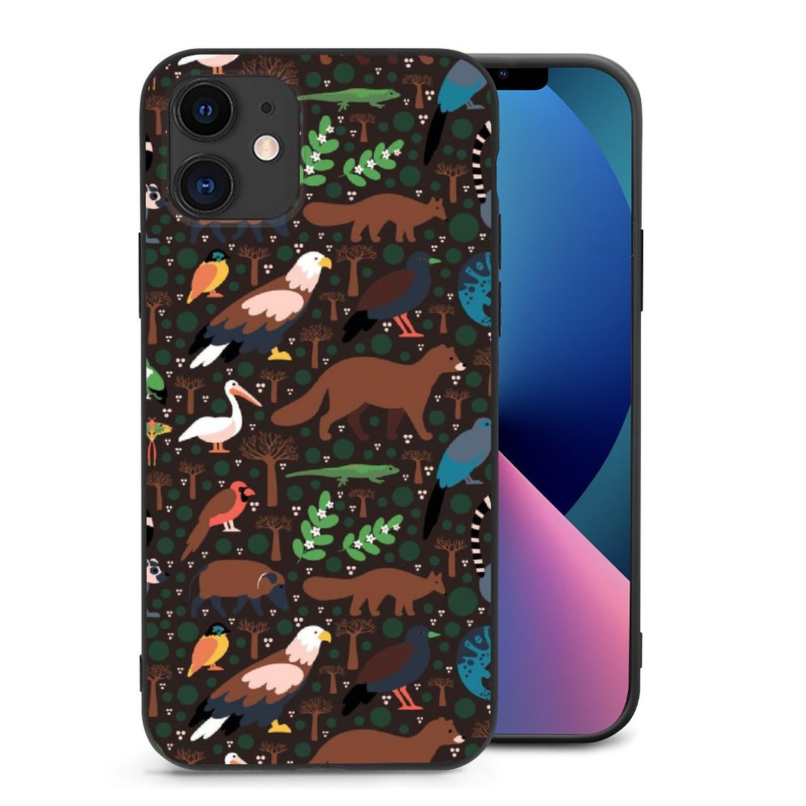 Madagascar Animals iPhone 11 Series Case - Slim Durable TPU Protective Cover for iPhone 11/11 Pro/11 Pro Max | Perfect for Outdoor Adventures & Daily Use
