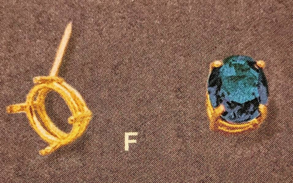 14K Gold or Sterling Silver Oval Tie Tack with Gemstone - 8x6mm, 10x8mm, 12x10mm Sizes - 4 Prong Custom Made Tie Pin for Men - Perfect for Weddings, Business Meetings & Formal Events