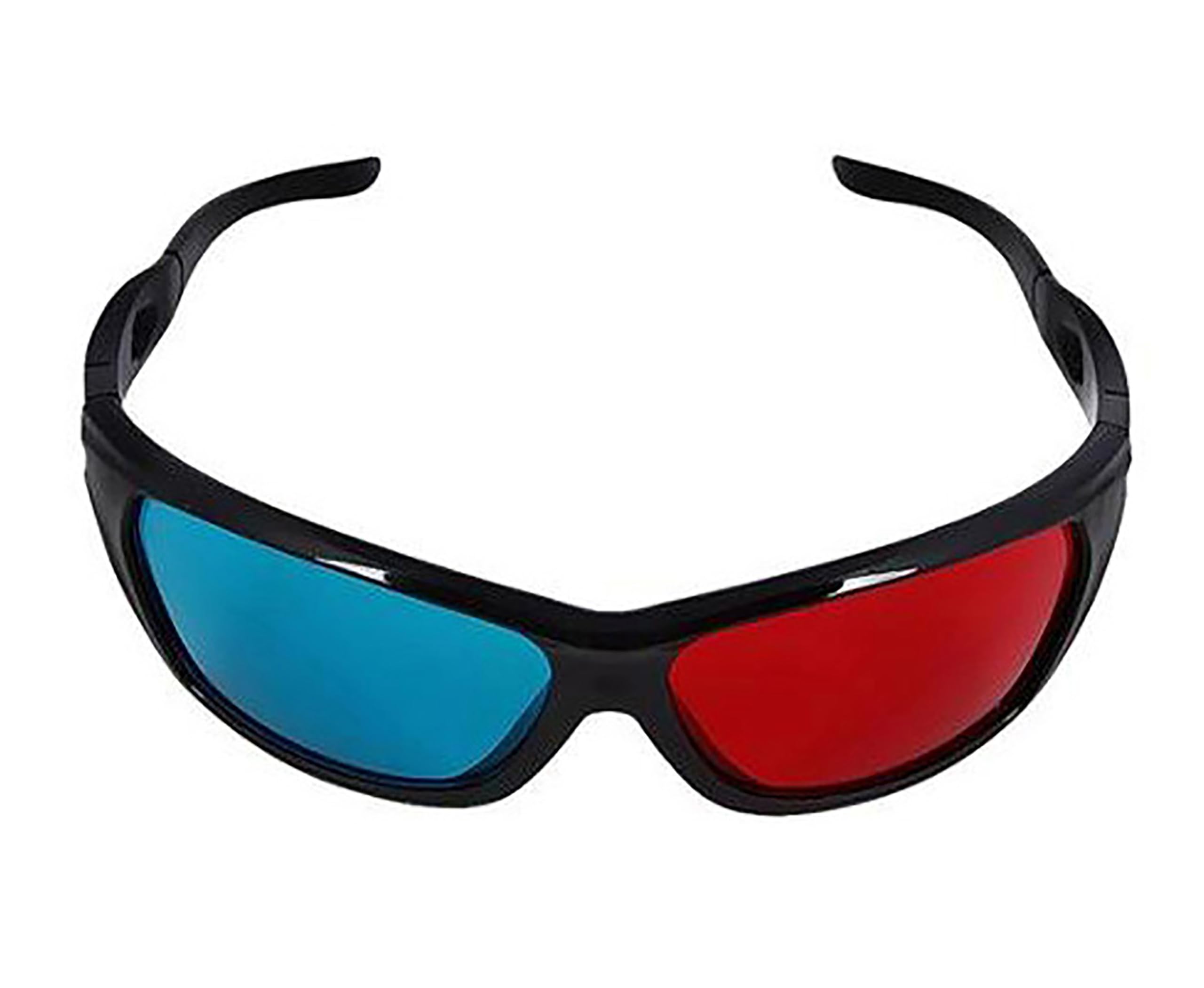 3D Plastic Anaglyph Glasses (Red/Blue) - Right Gear for 3D Movies, Games & VR Experiences | Compatible with 3D TVs & Home Theater Systems